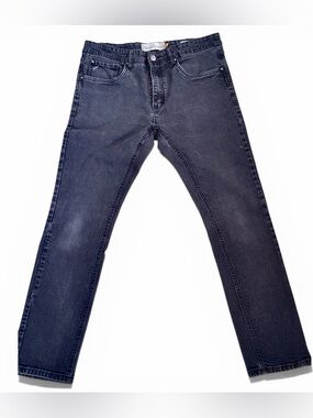 Tailor Vintage Slimfit Black Distressed Men’s Denim Size 36x32